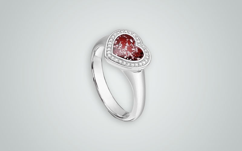 Halo Heart Ring